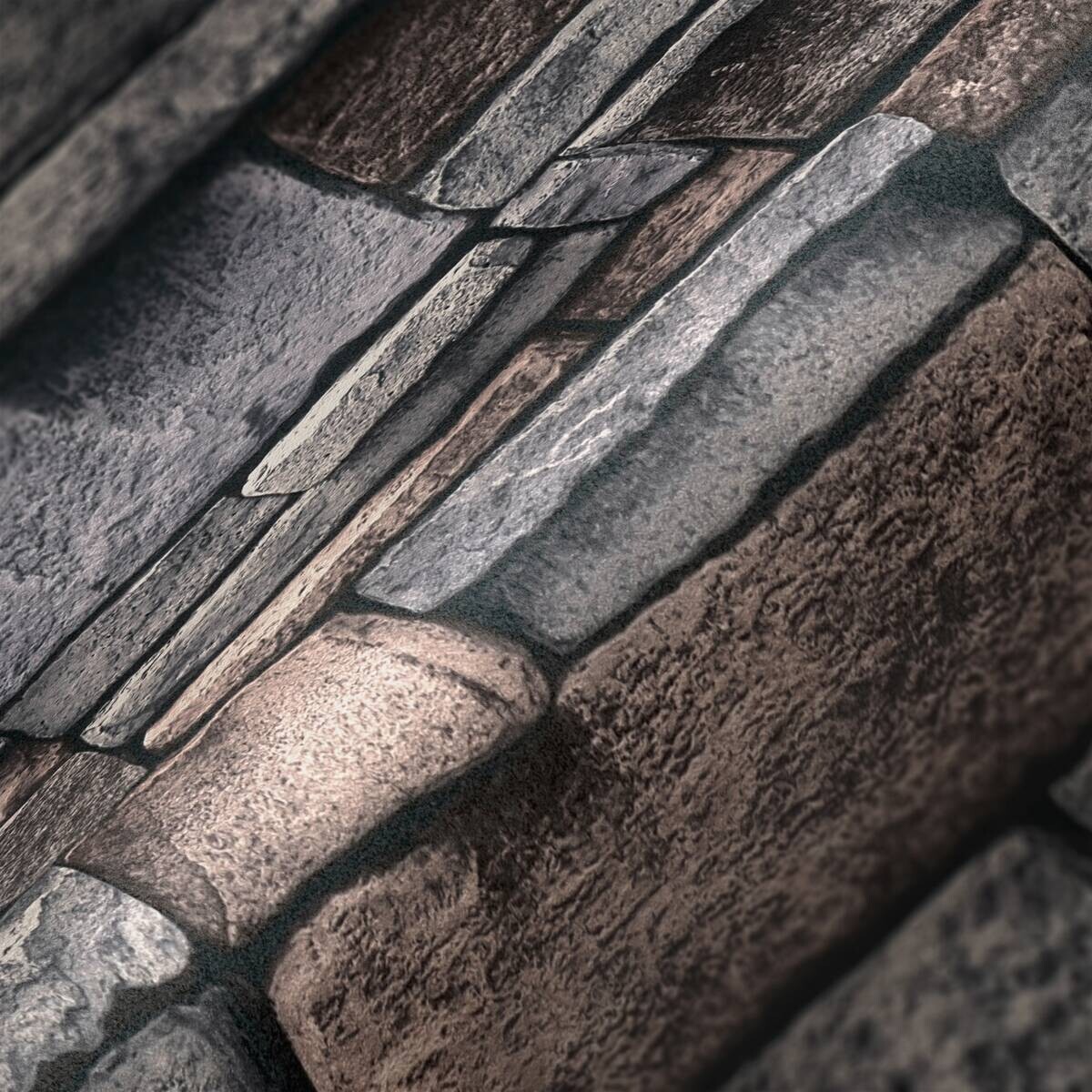 A.S.Creation Vliestapete beige braun B/H/D: ca. 53x1005x8,5 cm