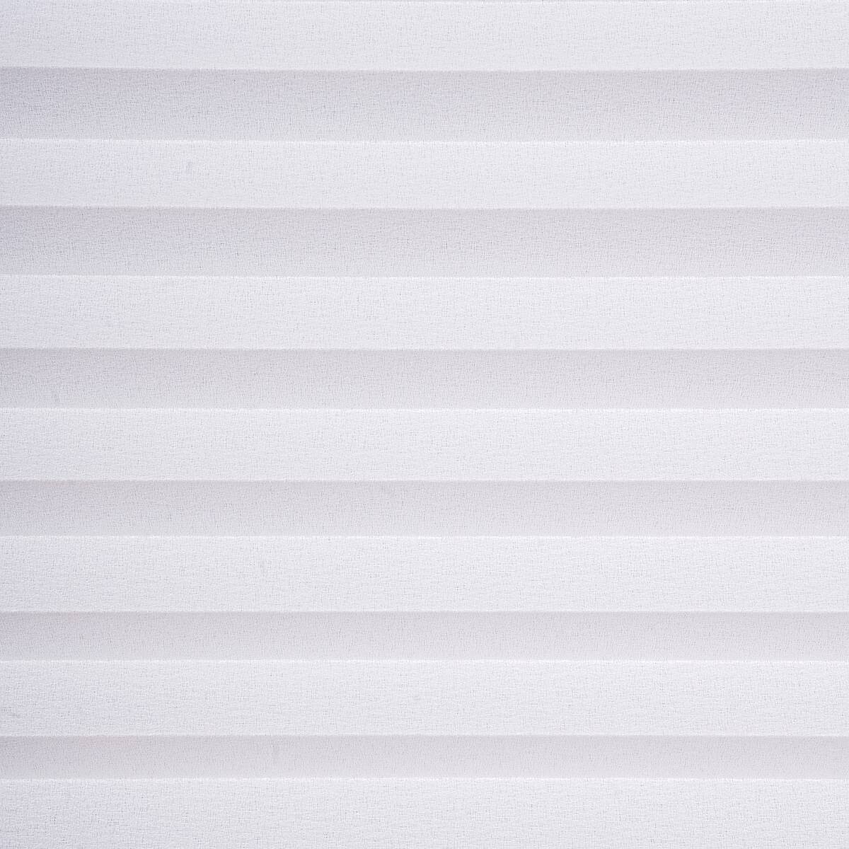 Hochwertiges Klemmplissee weiß B/L: ca. 95x130 cm