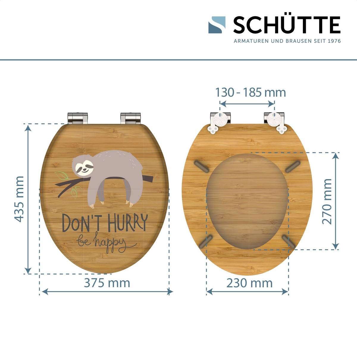 Schütte WC-Sitz DONT HURRY MDF
