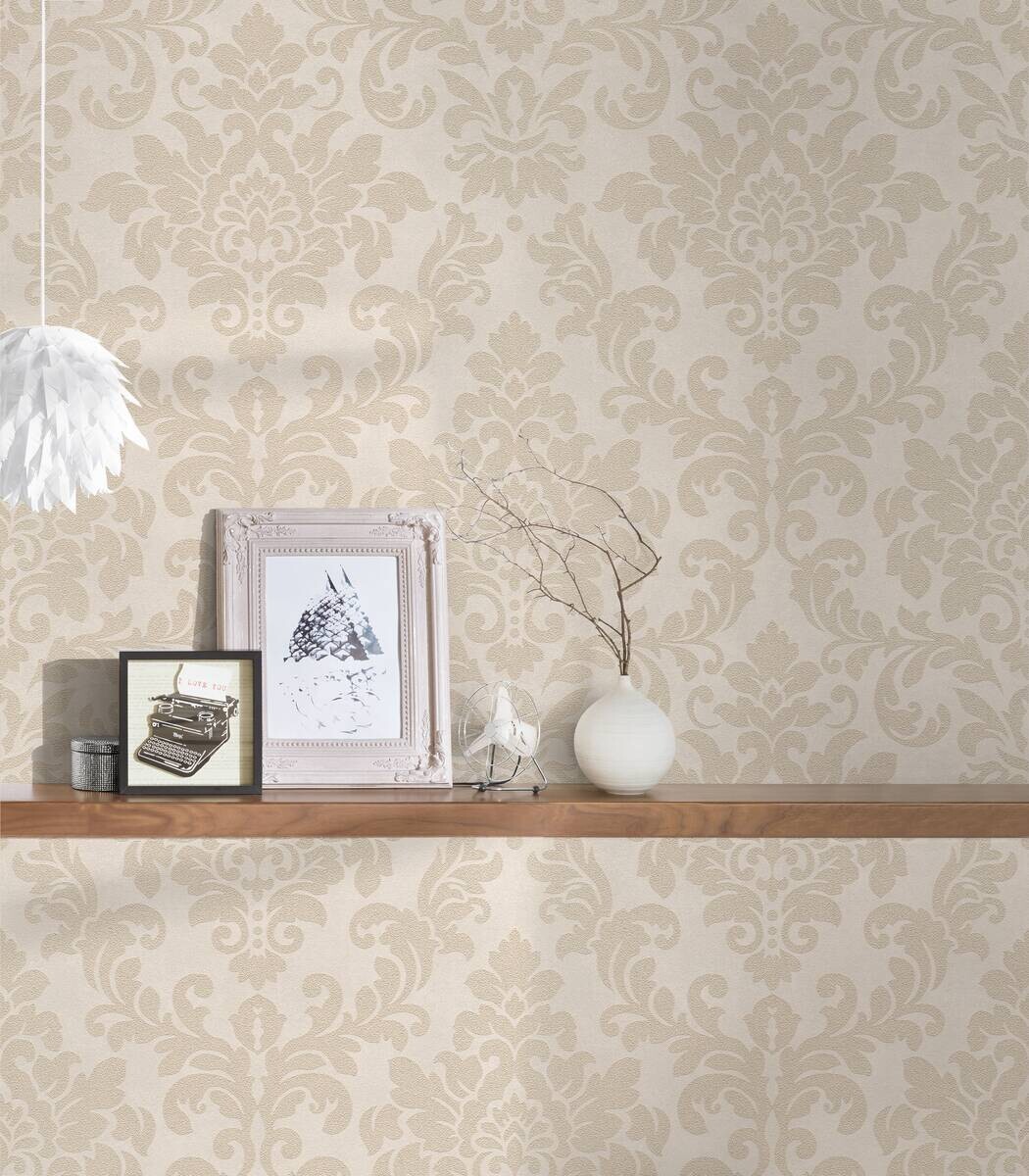 A.S.Creation Vliestapete creme gold B/H/D: ca. 53x1005x9,8 cm