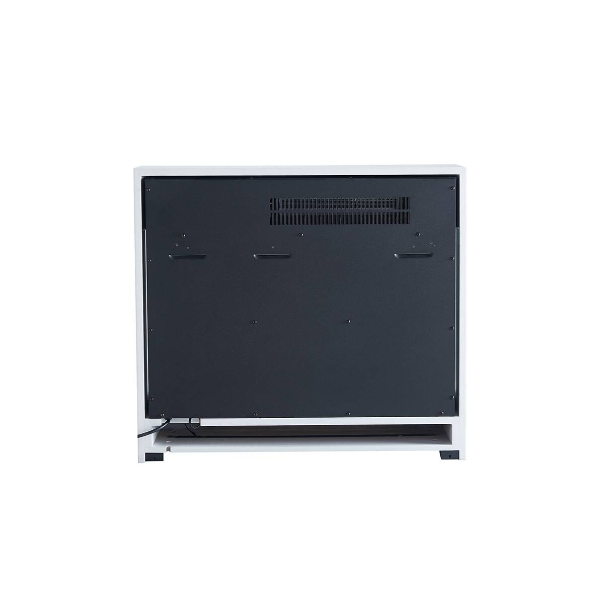 Balderia Wandkamin Elektrischer-Kamin Alva weiß MDF B/H/T: ca. 63,4x72,6x20 cm