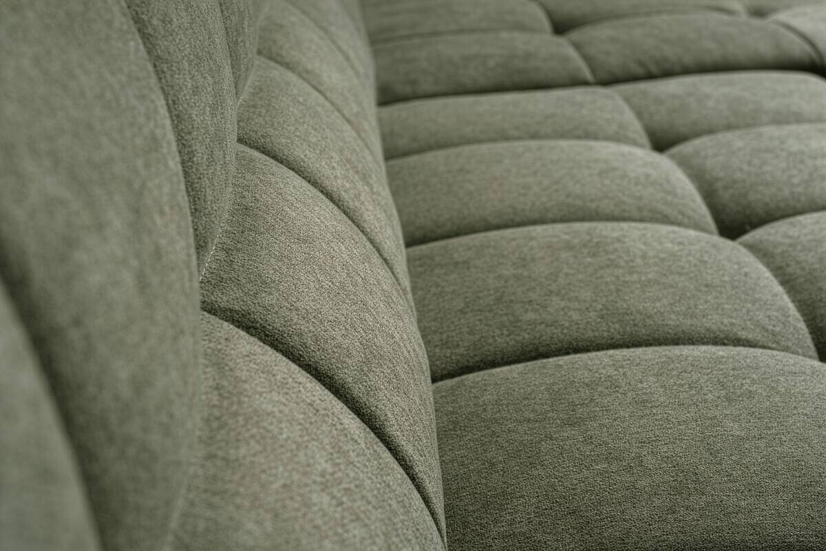 Ecksofa mit Bettfunktion grün Flachgewebe B/H/T: ca. 267x93x163 cm