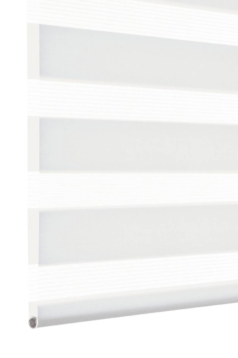 Doppelrollo Duo weiß B/L: ca. 65x150 cm
