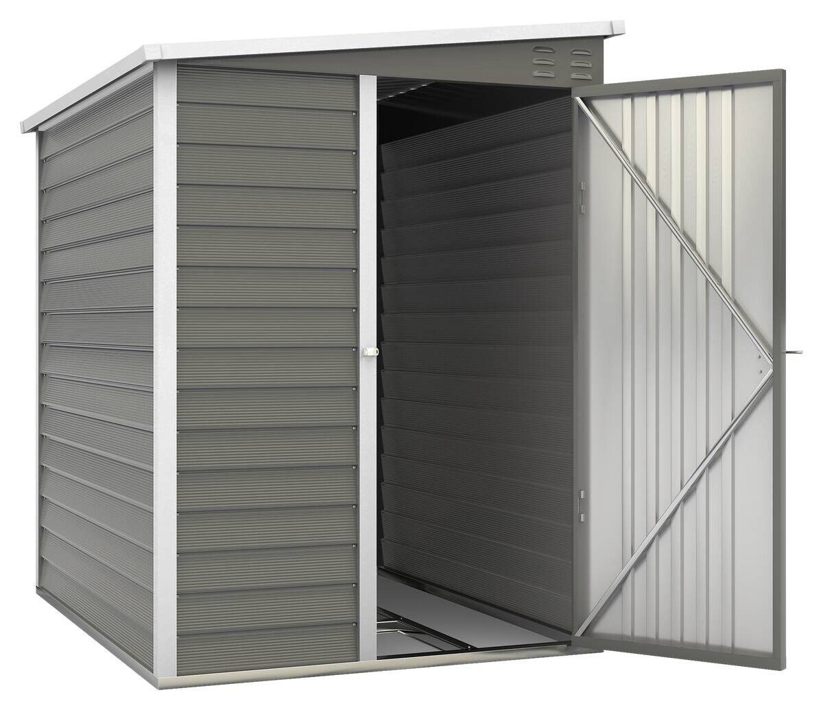 Outsunny Gerätehaus hellgrau B/H/L: ca. 142x181x184 cm