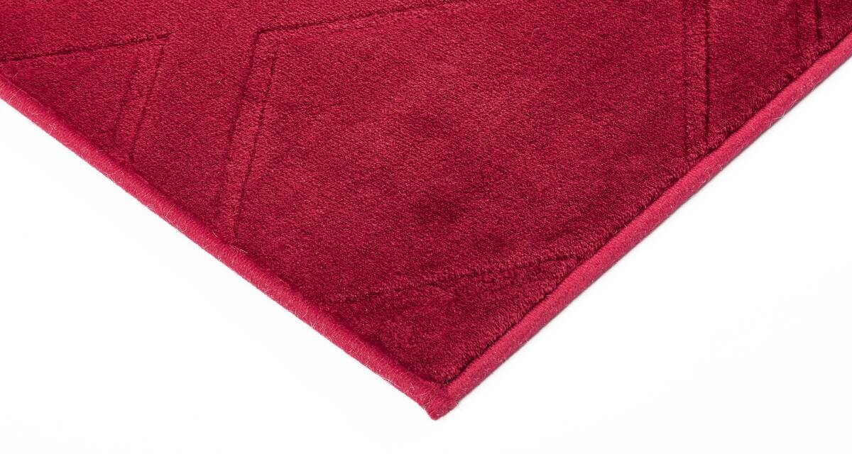 Fellimitat Monaco rot B/L: ca. 120x160 cm