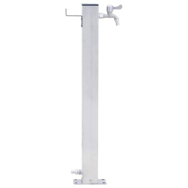 vidaXL Wassersäule silber
