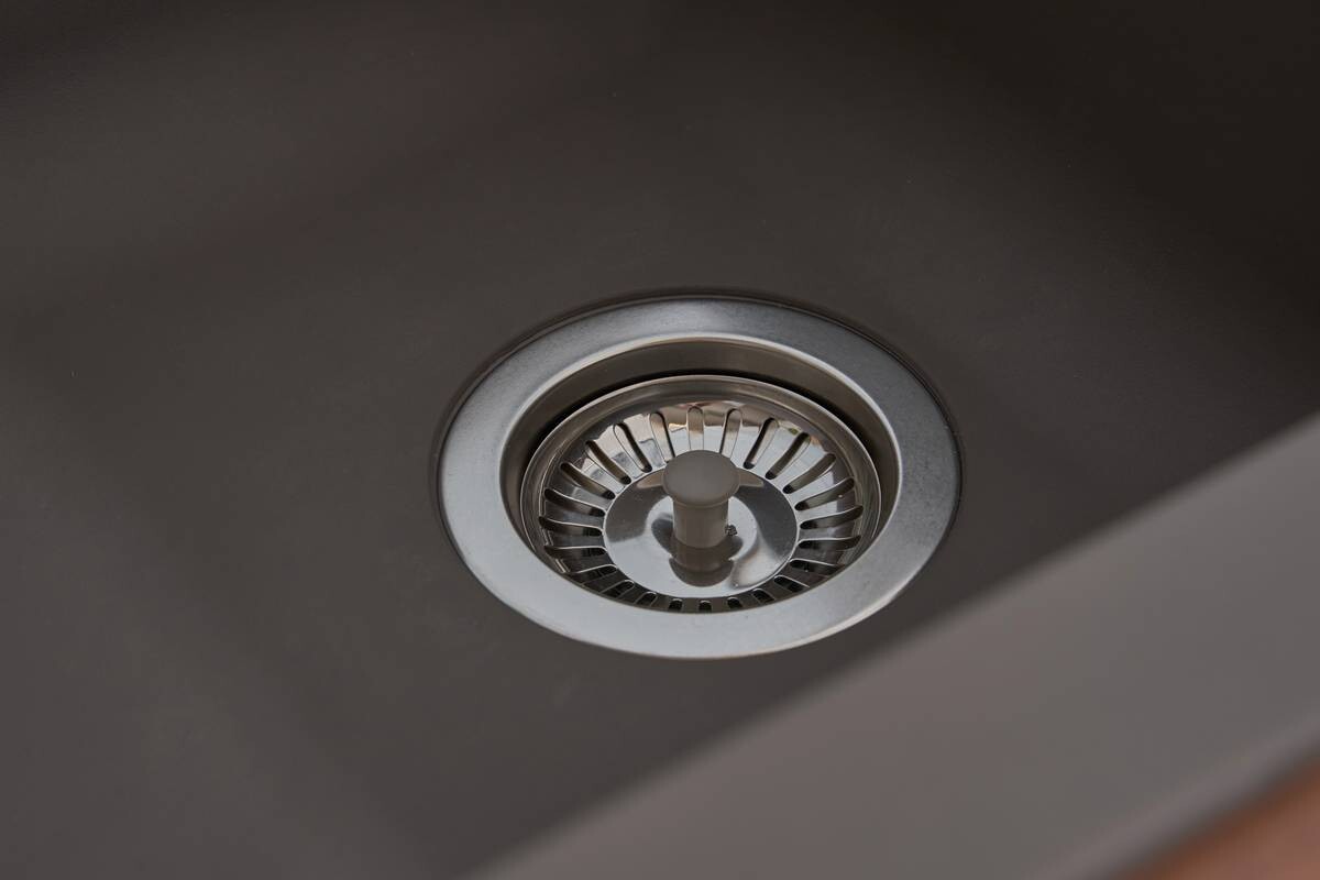 Respekta Einbauspüle Denver 78 x 44 G Beton grau Mineralite B/H/T: ca. 78x17x43,5 cm