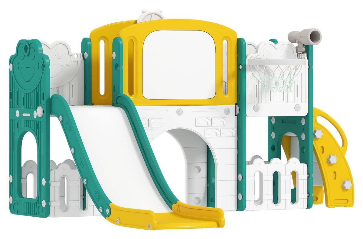 AIYAPLAY Kinderrutsche gelb B/H/L: ca. 150x94x176 cm
