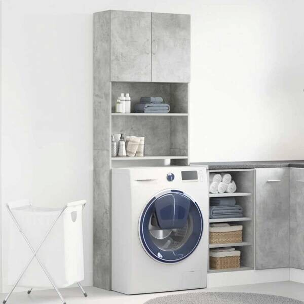 vidaXL Waschmaschinenschrank Beton