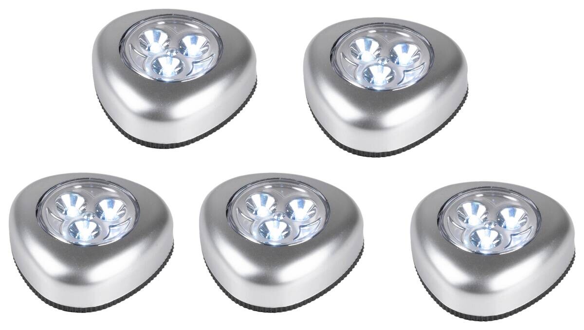 LED-Strahler silber B/H/L: ca. 3,5x38,7x13 cm 6 Brennstellen