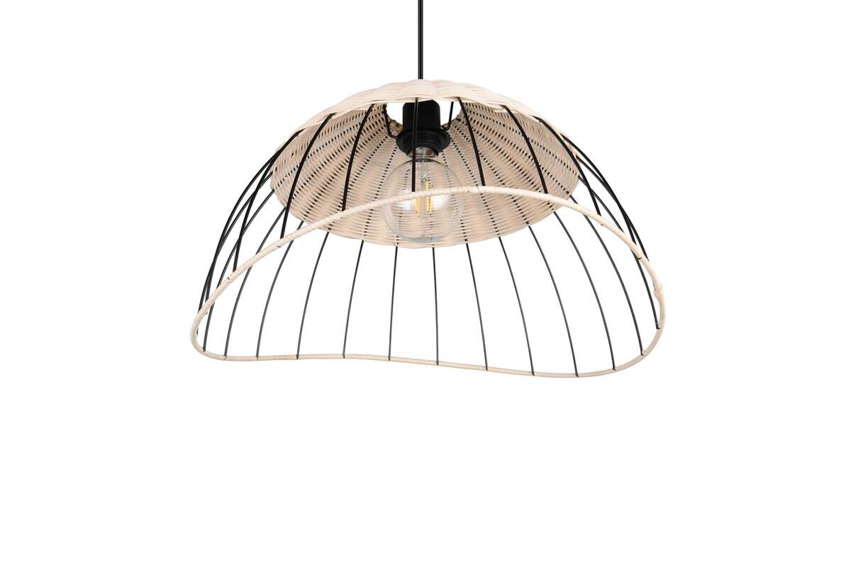 Reality Pendelleuchte schwarz Metall H: ca. 150 cm E27 1 Brennstellen