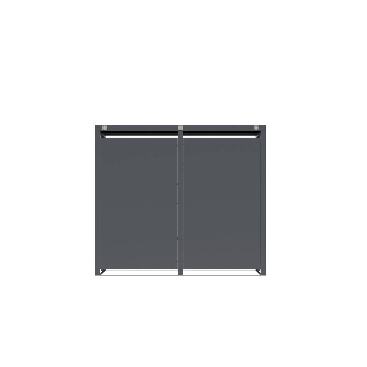 Westmann Mülltonnenbox Tonus anthrazit B/H/L: ca. 132x116x80 cm