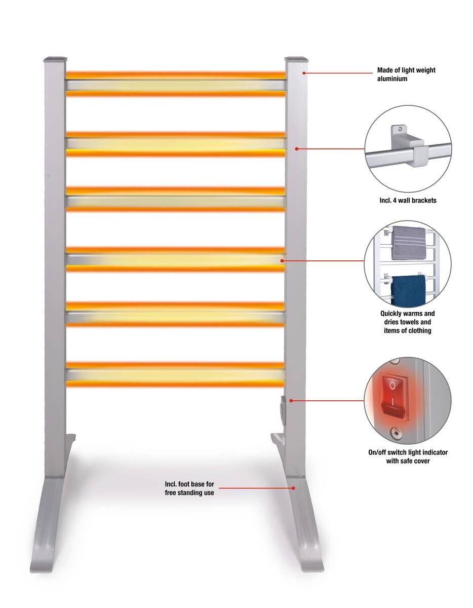 Handtuchwärmer silber