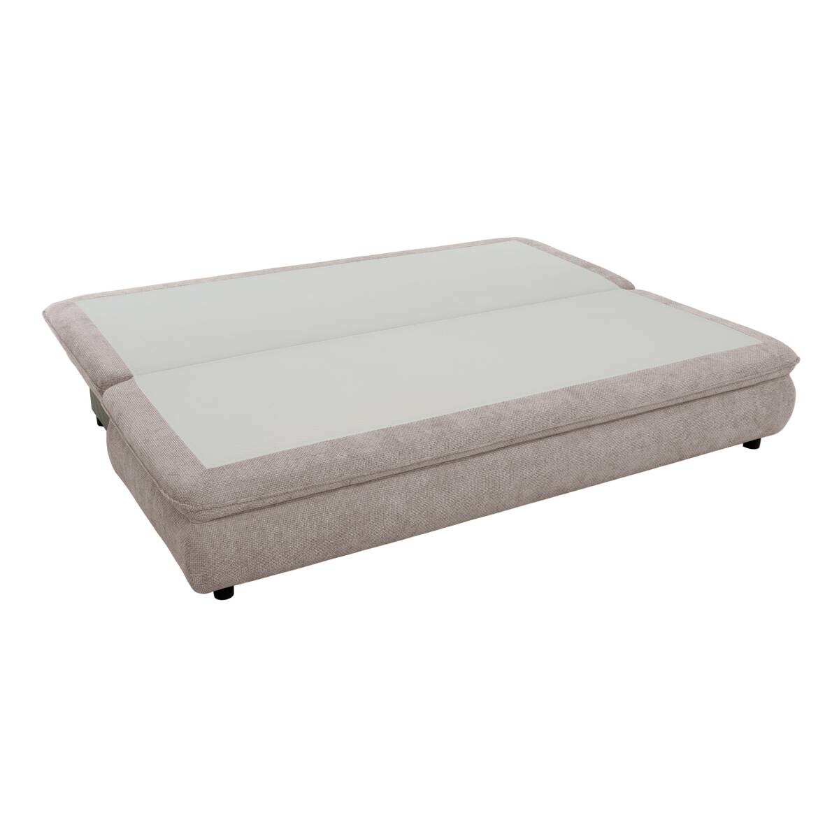 Schlafsofa Greige Microfaser B/H/T: ca. 200x89x85 cm