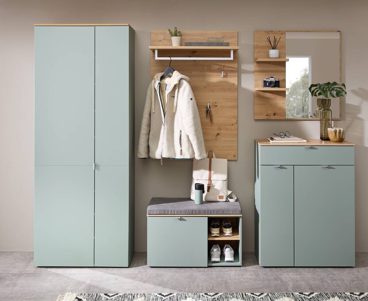 Wandspiegel Bari Eiche Artisan Nachbildung B/H/T: ca. 78x80x17 cm