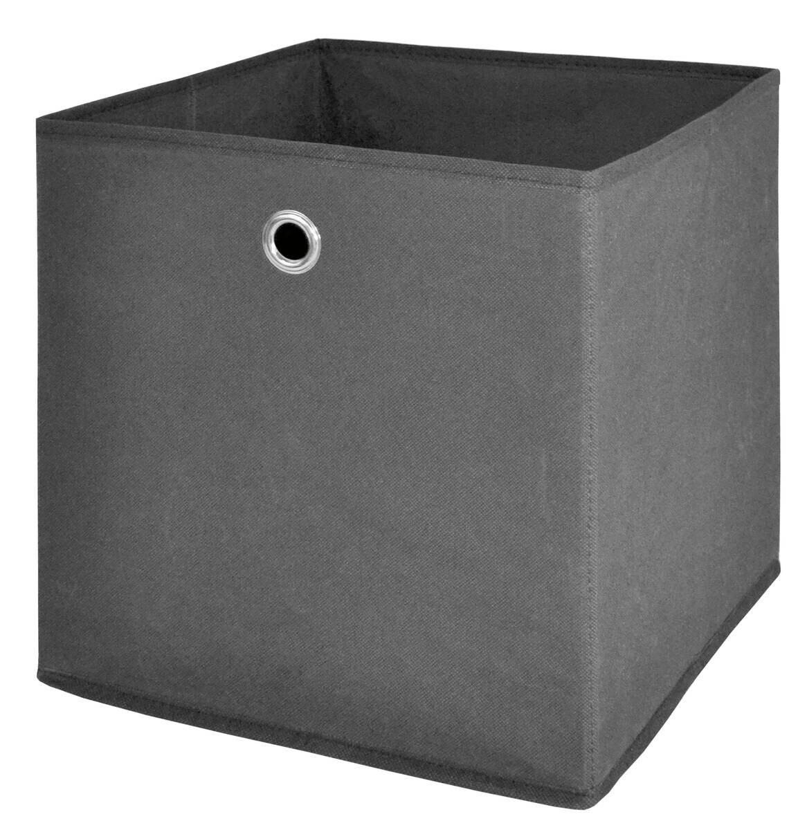 Stoffbox anthrazit B/H/T: ca. 32x32x32 cm | anthrazit | 32,00/32,00/32,00 cm