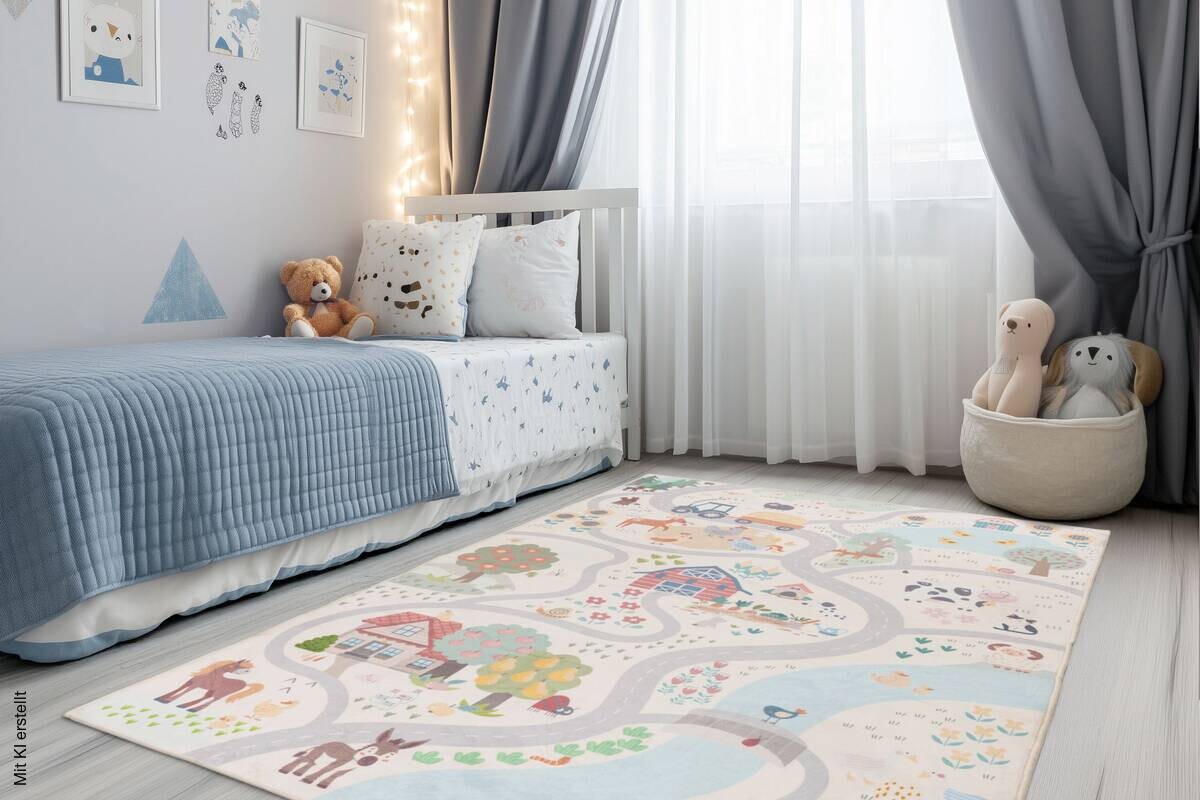 Obsession Teppich Magic Kids ML mehrfarbig B/H/L: ca. 115x11,5x160 cm