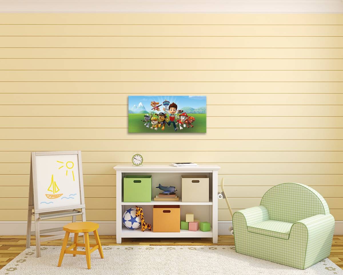 Keilrahmenbild Paw Patrol B/L: ca. 70x33 cm