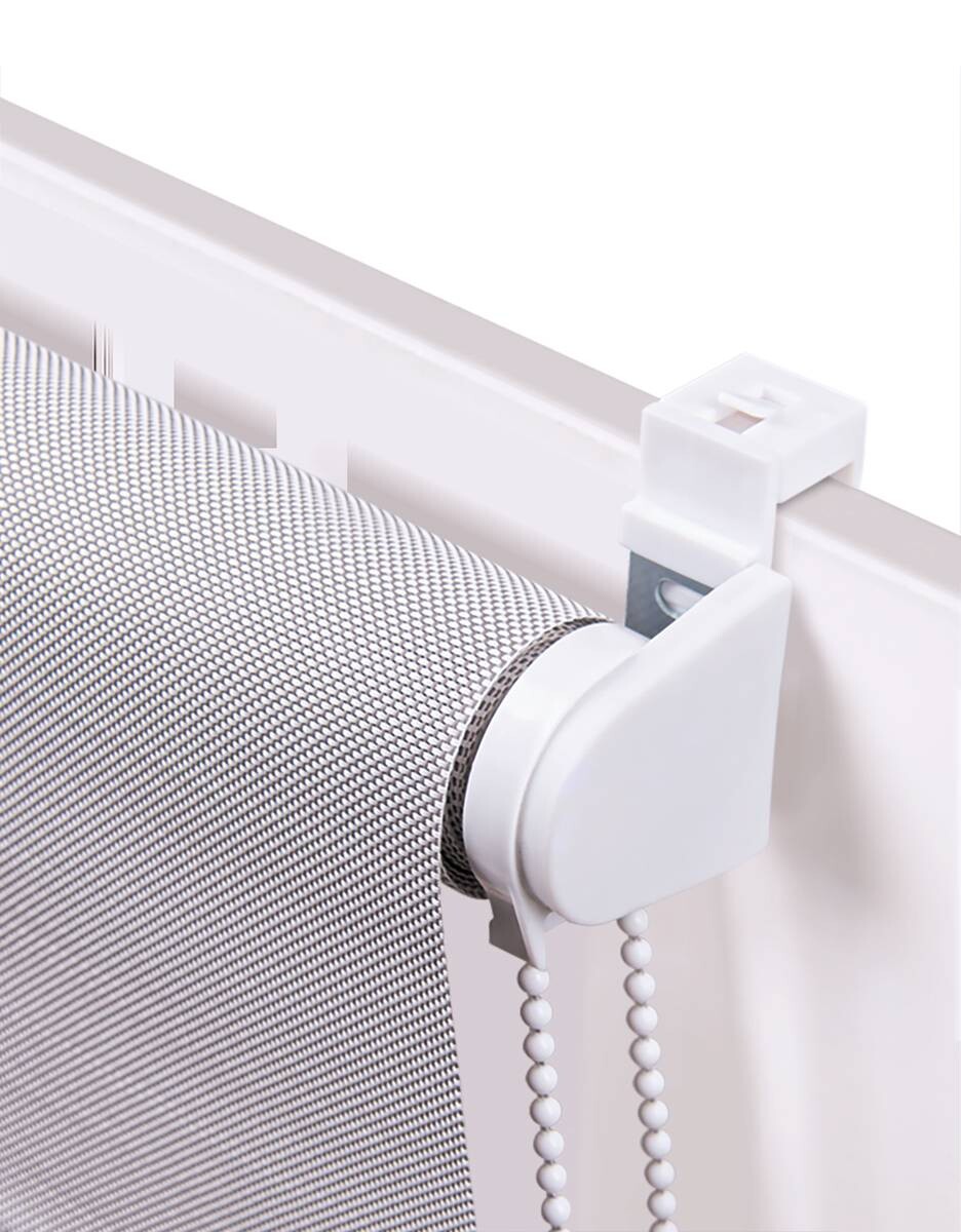 Rollo Stella grau B/L: ca. 90x210 cm
