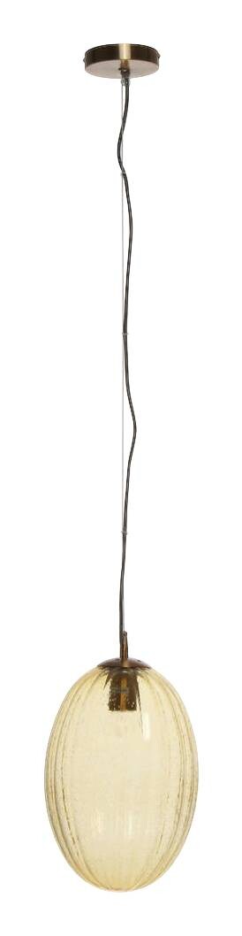 Kayoom Pendelleuchte Virgina 125 amber Glas B/H/L: ca. 33x36x23 cm E27 1 Brennstellen