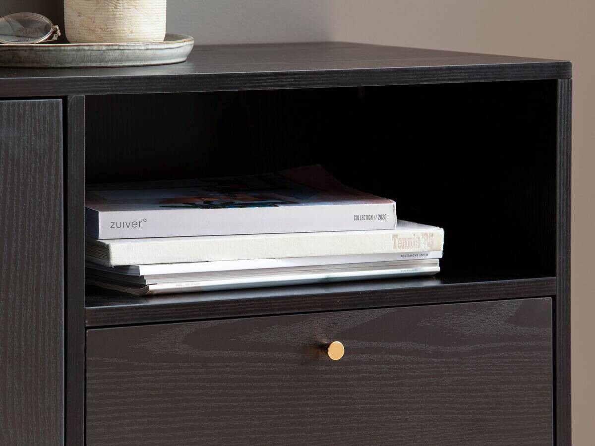 Sideboard schwarz B/H/T: ca. 140x75x40 cm