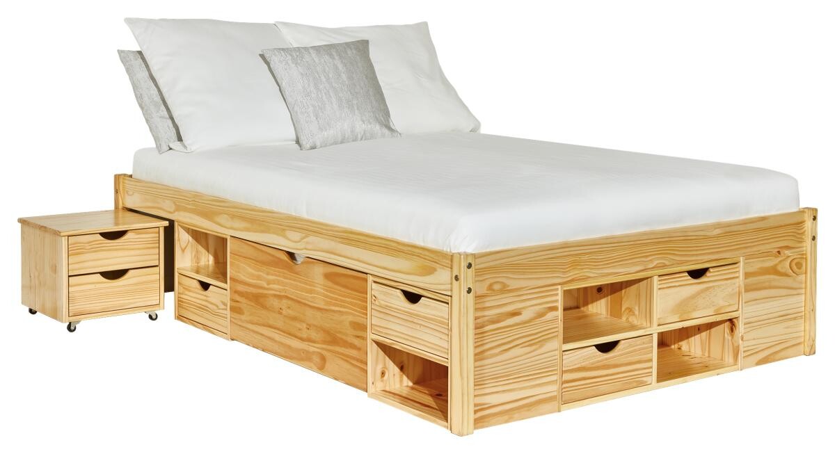 Funktionsbett Claas natur Liegefläche B/L: ca. 180x200 cm