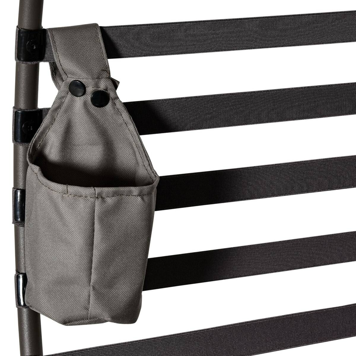 Outsunny Gartenstuhl sand Stahl B/H/L: ca. 75x139x118 cm