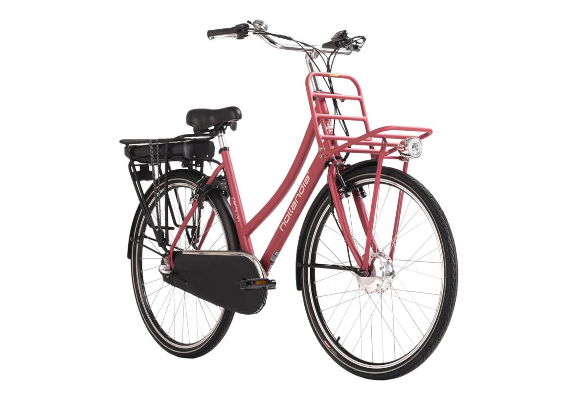 Hollandia E-Cityrad Carry on Carry on 28'' 28 Zoll Rahmenhöhe 54 cm 3 Gänge rot rot ca. 250 W ca. 36 V ca. 28 Zoll