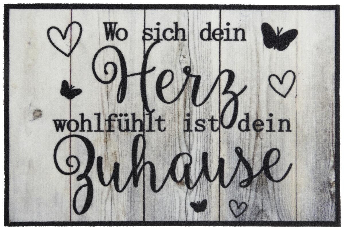 Fußmatte Velvet grauschwarz B/L: ca. 40x60 cm