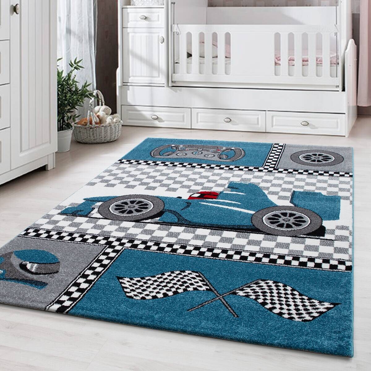 Ayyildiz Teppich KIDS blau B/L: ca. 200x290 cm