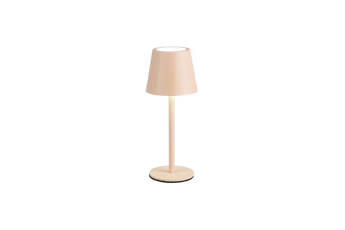 Reality LED Tischleuchte DIAZ sand Metall H: ca. 21 cm 1 Brennstellen