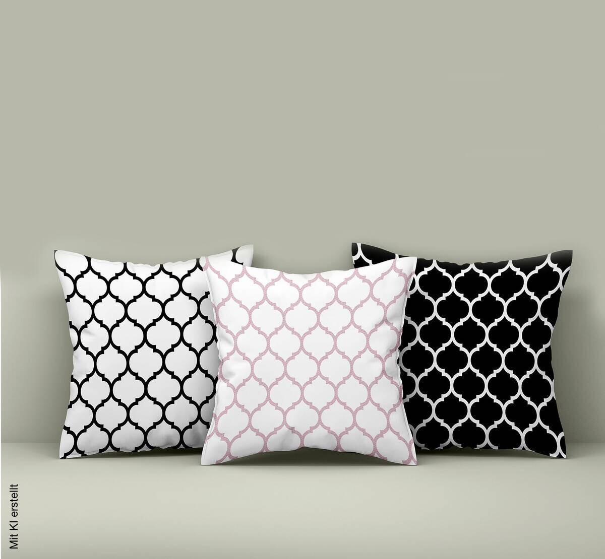 Dekokissen mehrfarbig Polyester B/L: ca. 43x43 cm