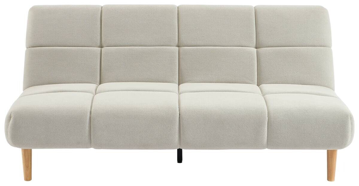 Schlafsofa beige Polyester B/H/T: ca. 190x90x91 cm
