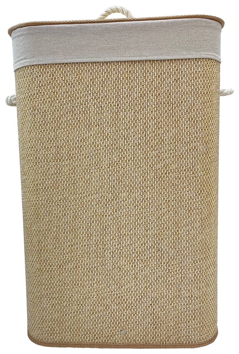 Wäschekorb natur Bambus B/H/T: ca. 40x60x30 cm