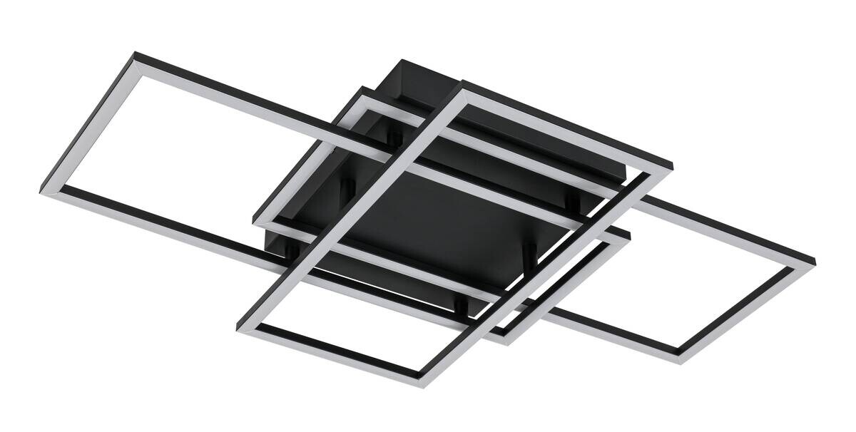 Nolo LED-Deckenleuchte Twin B/H/L: ca. 58x9,1x36 cm