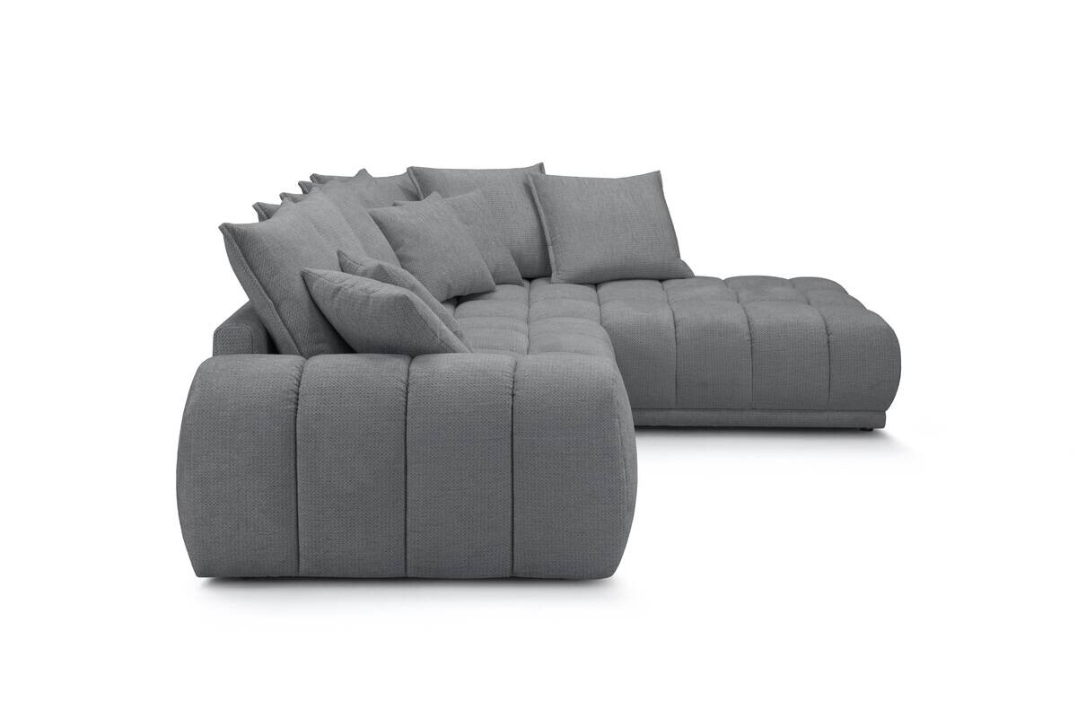 Ecksofa stone Microfaser B/H/T: ca. 312x97x229 cm