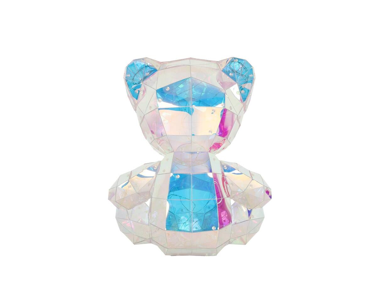 Nolo LED-Dekoleuchte Bear transparent Kunststoff B/H/L: ca. 32x40x29 cm
