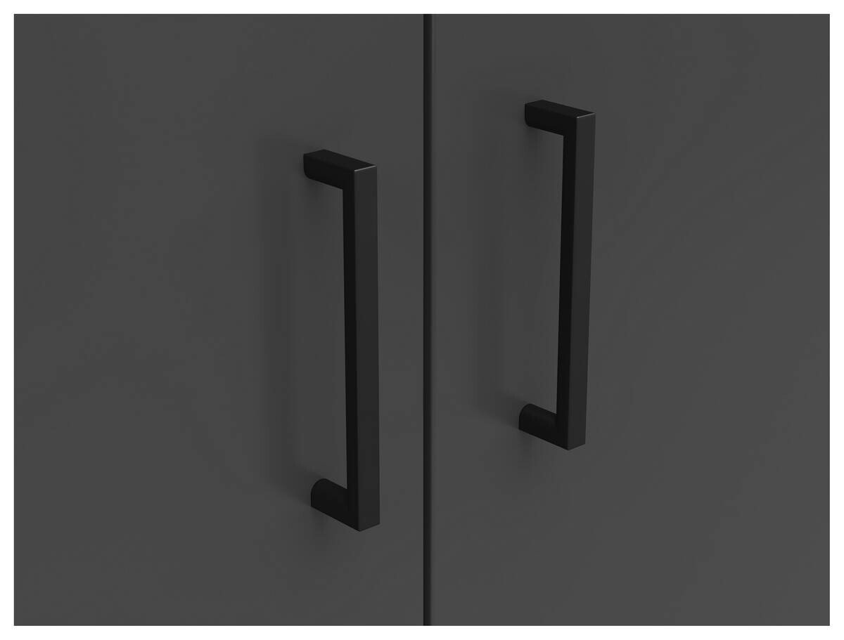 Kommode Multi-Stauraum Typ 24 anthrazit B/H/T: ca. 80x83x40 cm