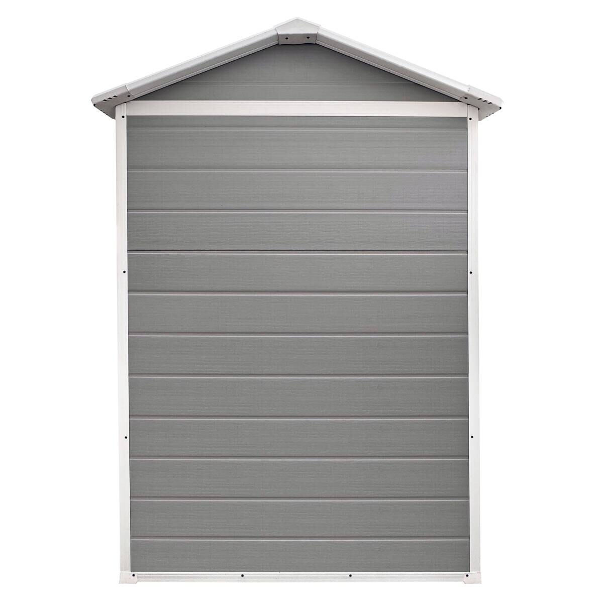 POCOline Gartenhaus Basic grau B/H/T: ca. 134x202x102 cm