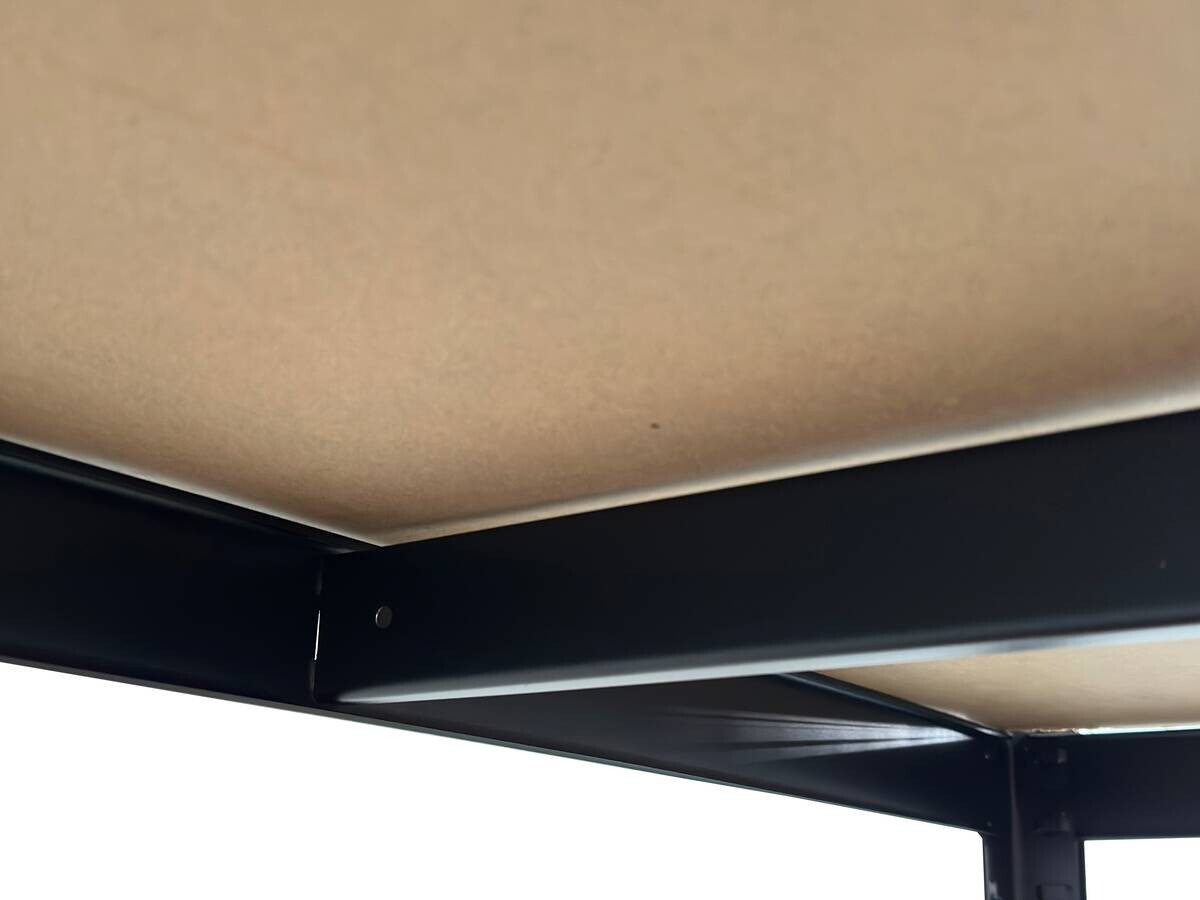 Schwerlaststeckregal 2er-Set schwarz B/H/T: ca. 160x160x40 cm