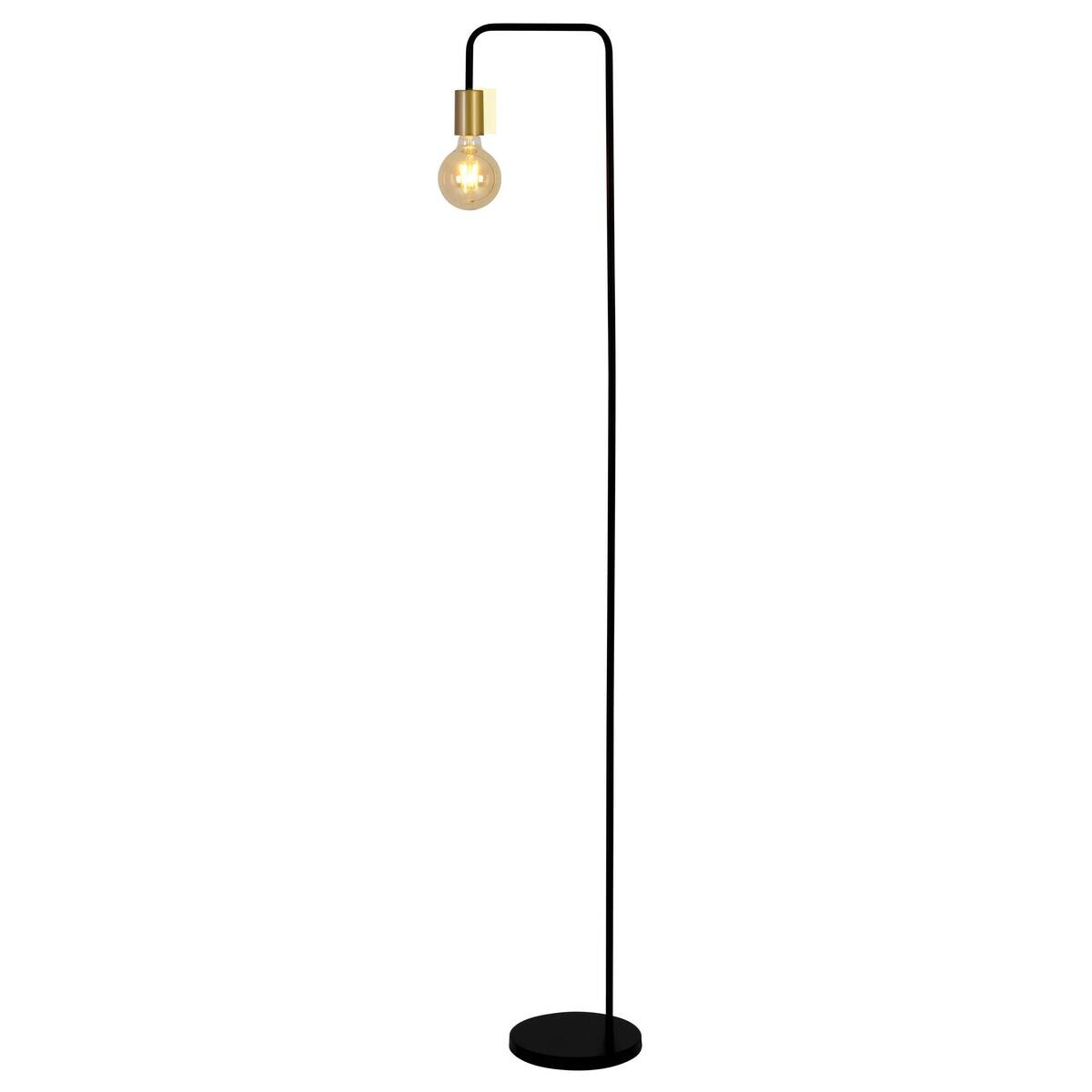 Näve Leuchten Stehlampe 2097222 schwarz Kunststoff Metall B/H/T: ca. 20,5x150x20,5 cm 1 Brennstellen