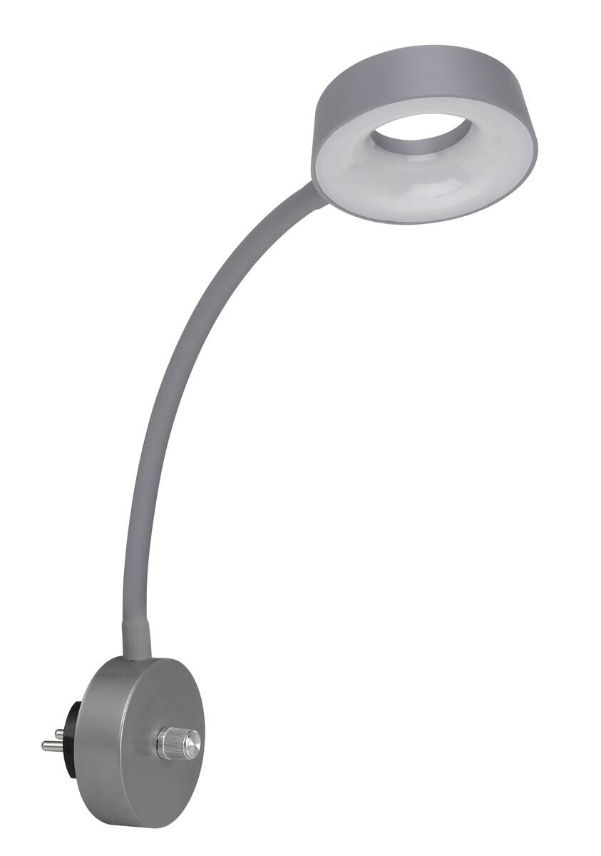 GLOBO LED-Wandleuchte Lehovo silber Kunststoff Metall B/H: ca. 26x45,5 cm