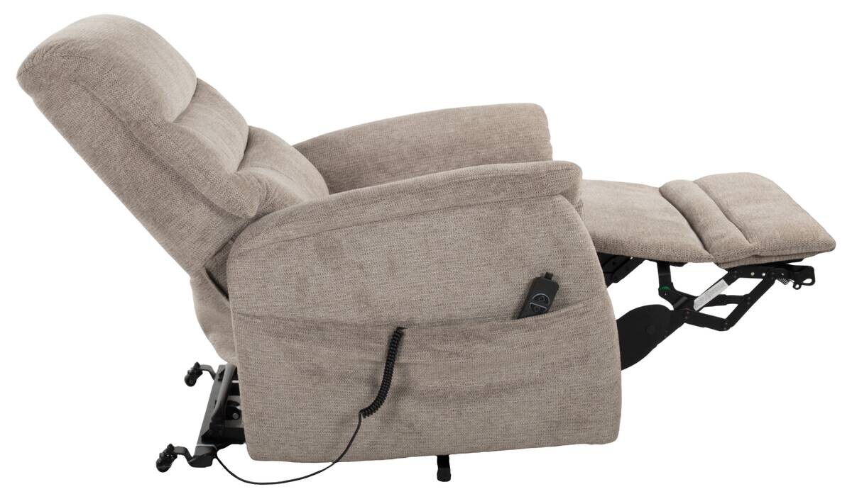TV-Sessel Torrent XXL taupe Webstoff B/H/T: ca. 82x91x93 cm