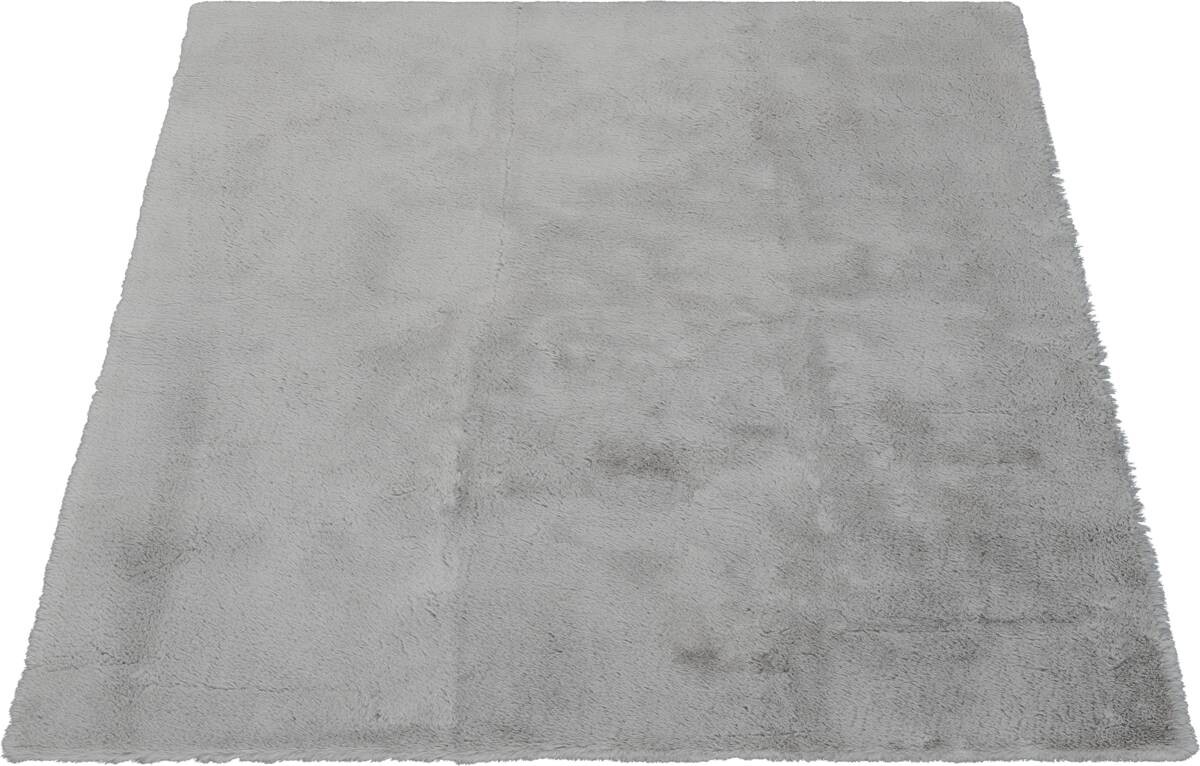 Teppich Buggy silber B/L: ca. 120x160 cm