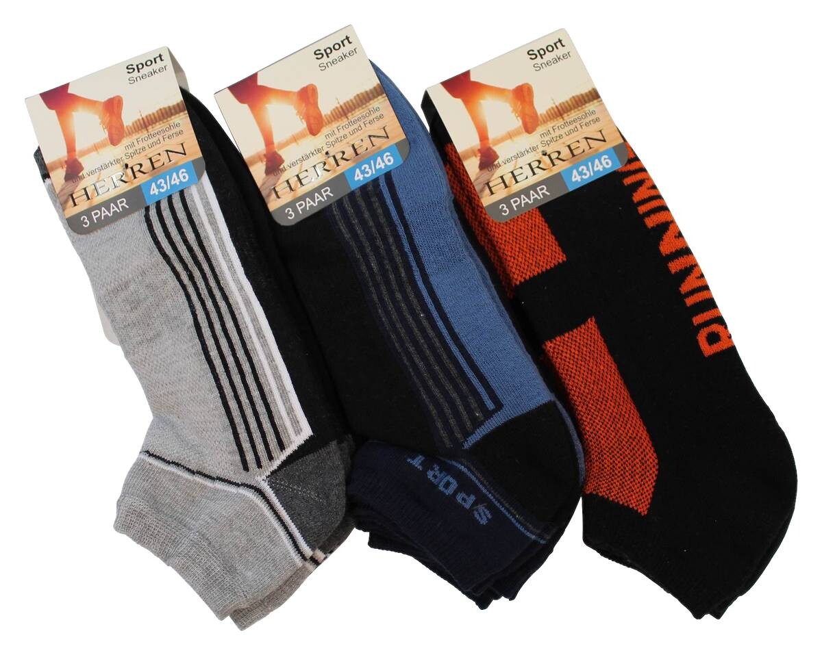 Herren-Socken sortiert 1 Packstücke Größe 39-42