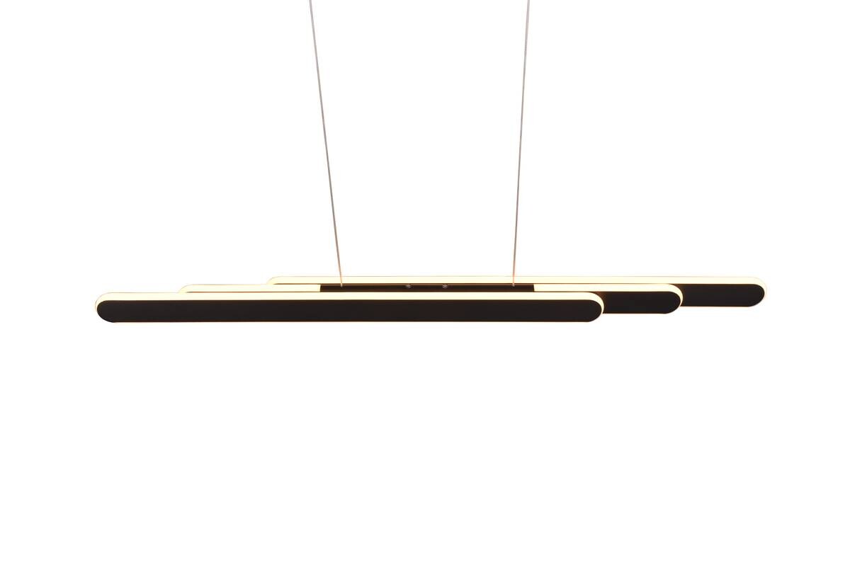 Reality LED-Pendelleuchte schwarz Metall