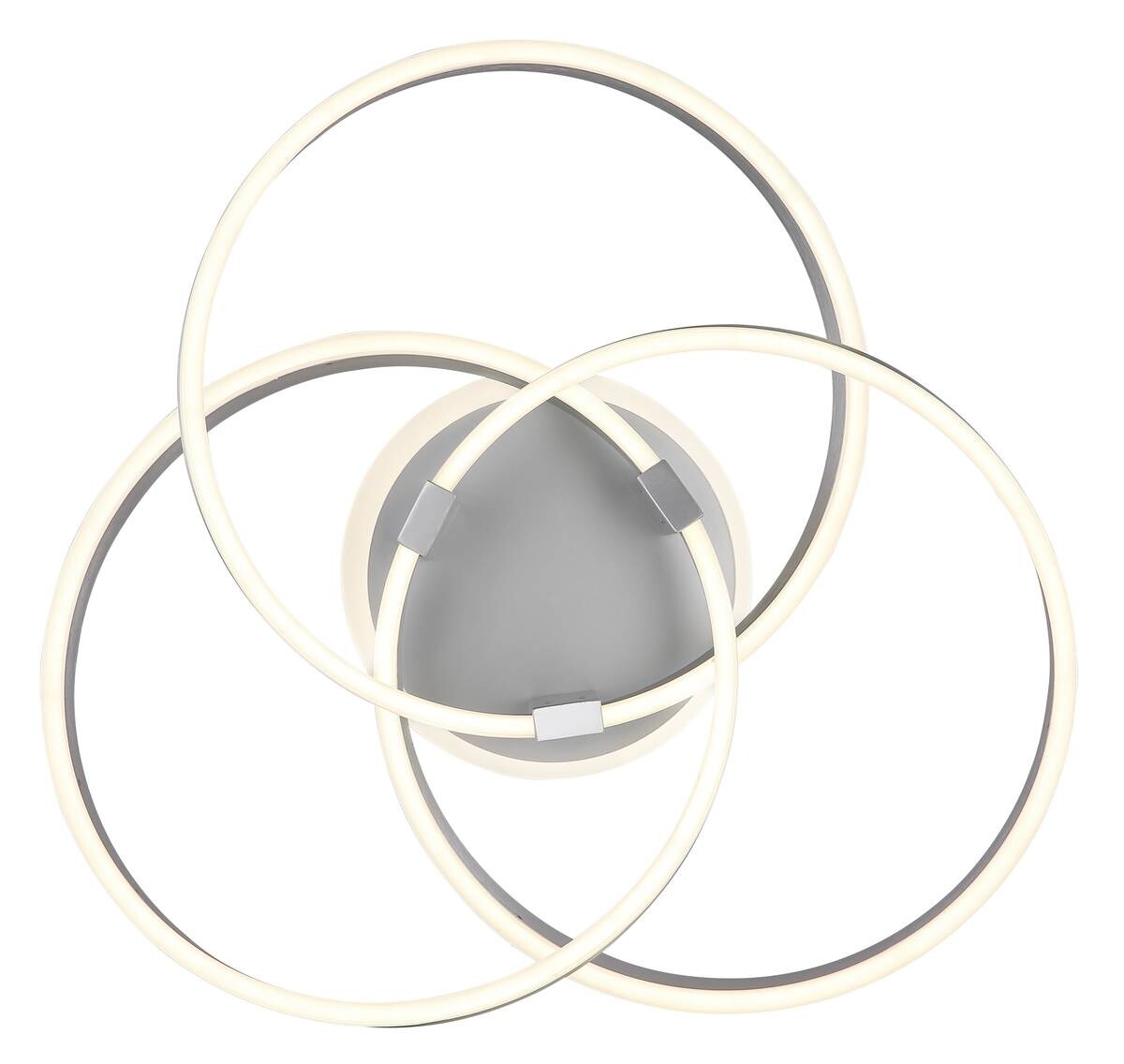 GLOBO Deckenleuchte Aluminium Acryl B/H/T: ca. 57,5x20x60 cm 1 Brennstellen