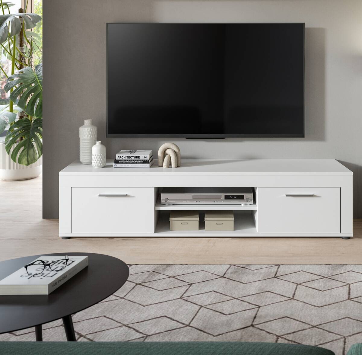 Lowboard Jam weiß B/H/T: ca. 160x37x40 cm