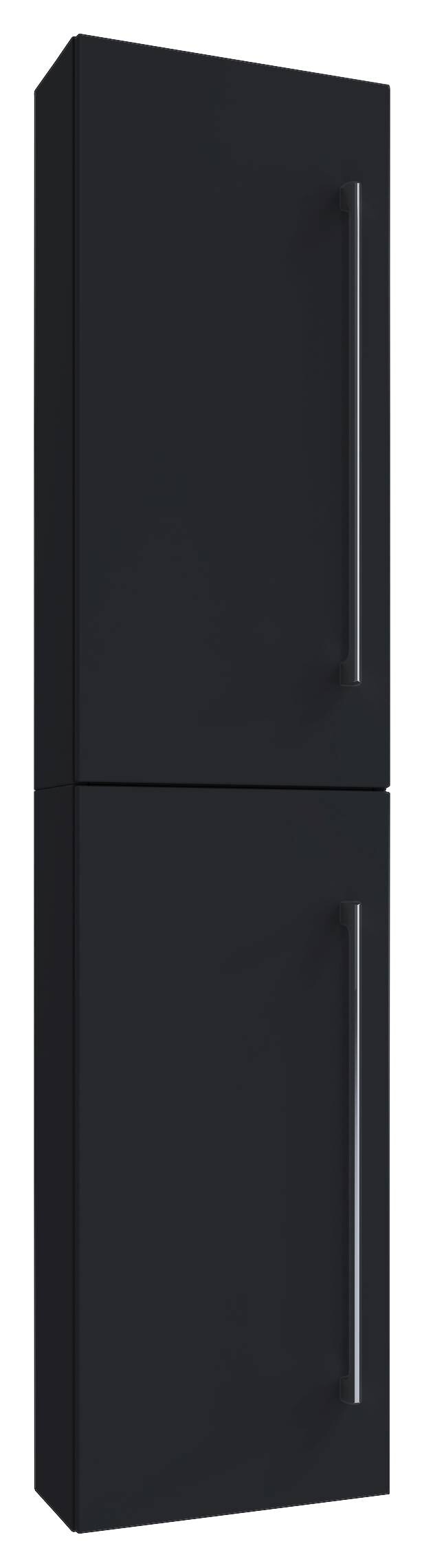 Hochschrank Badinos schwarz B/H/T: ca. 33x150x22 cm