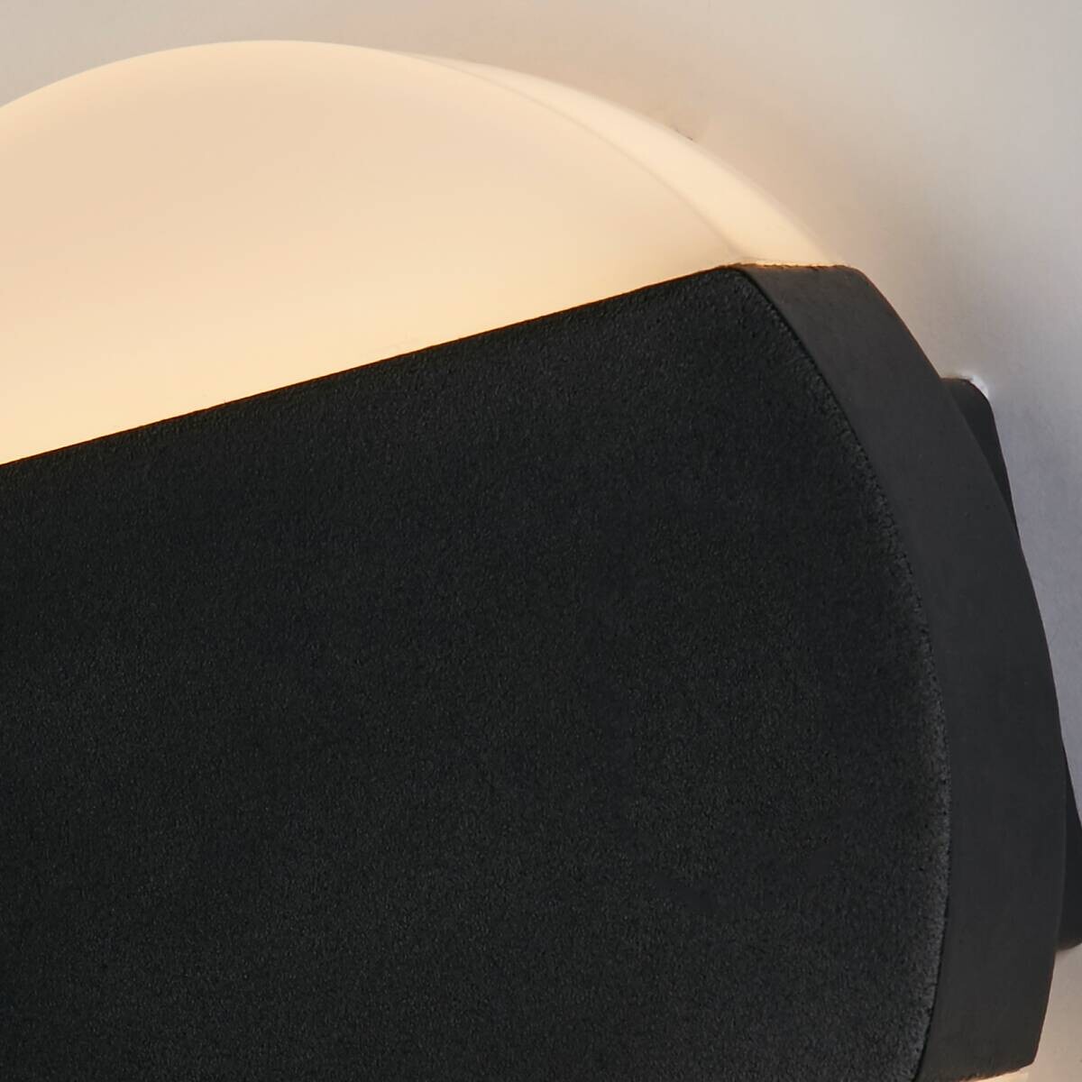 LED-Außenwandleuchte weiß schwarz B/H/T: ca. 15x15x4 cm